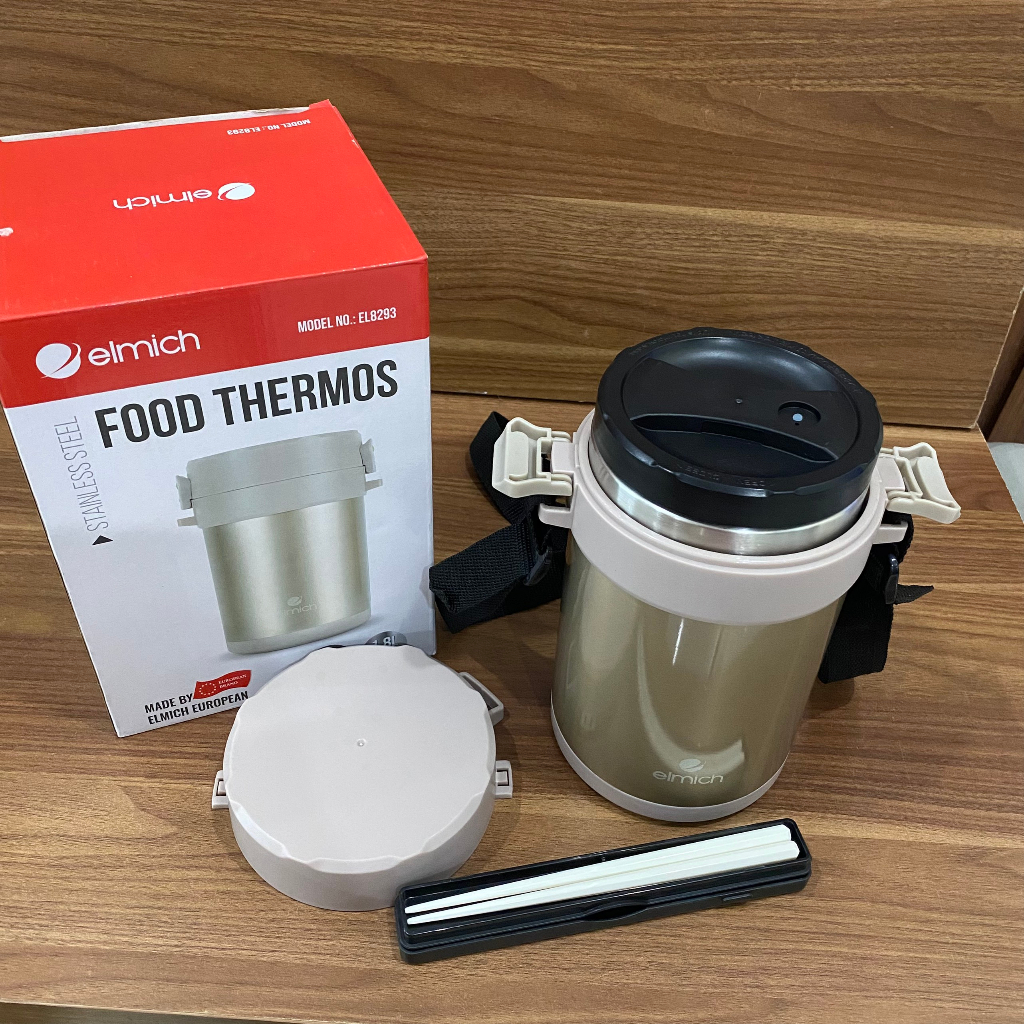 Hộp Cơm Giữ Nhiệt Văn Phòng Inox 304 Emich EL8293 dung tích 1.8 Lít
