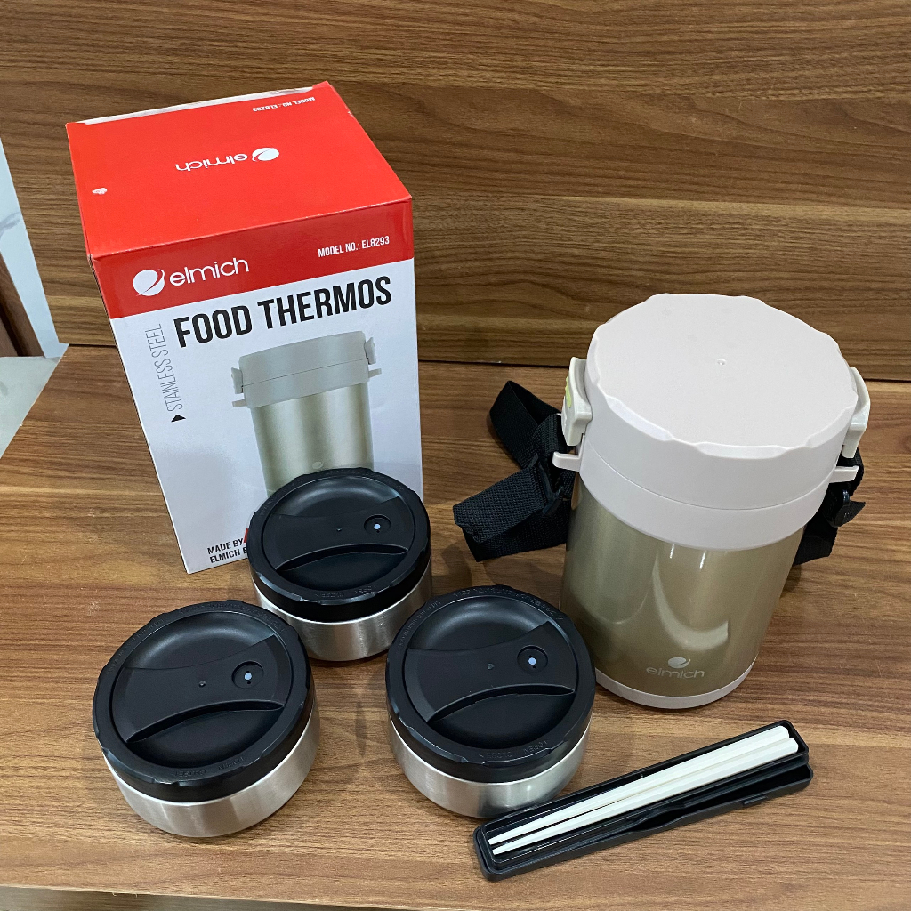 Hộp Cơm Giữ Nhiệt Văn Phòng Inox 304 Emich EL8293 dung tích 1.8 Lít