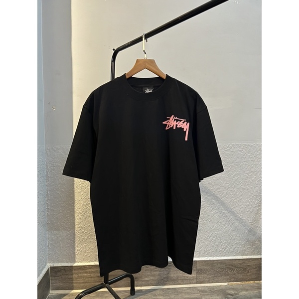Áo Thun Stussy Chữ Kỹ Màu Hồng, Áo phông Cotton Cao Cấp | BigBuy360 - bigbuy360.vn