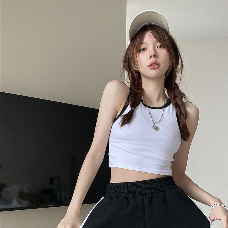 Áo croptop, Áo ba lỗ nữ sát nách vải bozip dày dặn ôm body gân mềm mát đi chơi thời trang giá rẻ CRT520