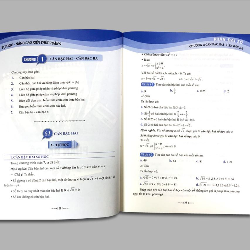Sách - Tự học nâng cao kiến thức toán 9 - NXB Đại học quốc gia Hà Nội
