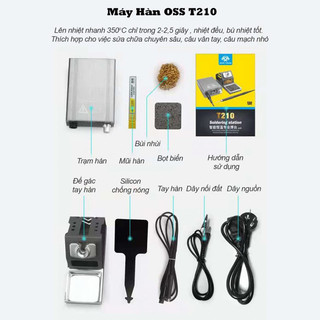 Máy hàn trạm hàn OSS T210 chính hãng (Mũi hàn C210)