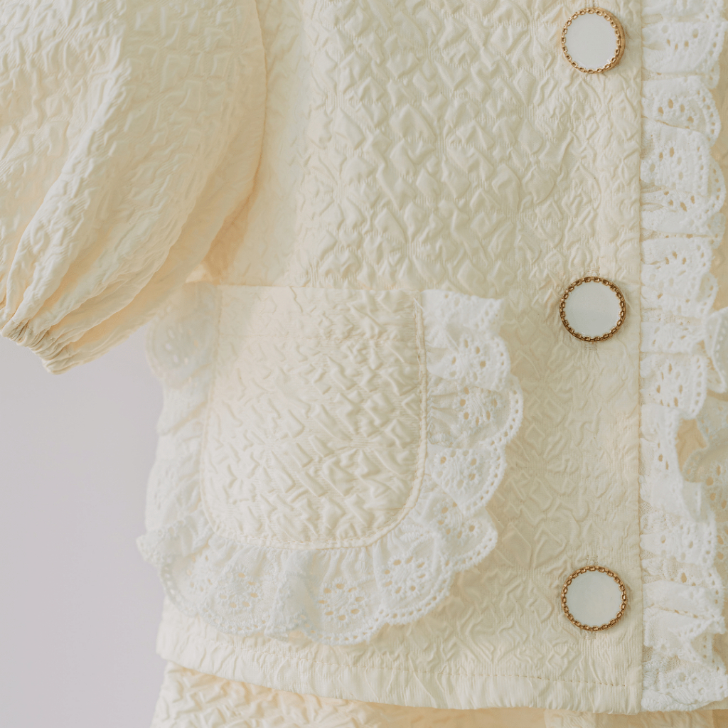 Bộ cộc tay cho bé Sora.bébé Sunnia Set áo croptop kết hợp chân váy xòe đáng yêu