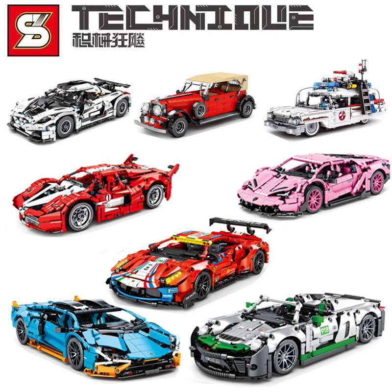 Mô hình lắp ráp technic siêu xe Lamborghini, tỉ lệ 1:14