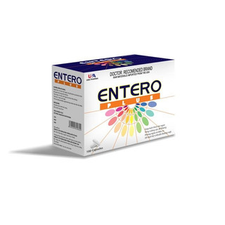 Men Vi Sinh Entero Plus - Phòng Ngừa Rối Loạn Hệ Vi Khuẩn Đường Ruột - Tăng Cường Sức Đề Kháng - Hộp 100 Viên