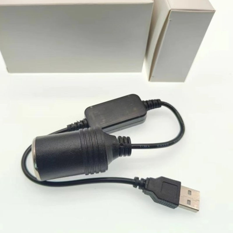 Dây chuyển Nguồn tẩu sạc 12V sang công·USB 5V 2A Cho Xe Ô Tô, Máy Bơm Lốp, Máy Hút Bụi trên xe hơi | BigBuy360 - bigbuy360.vn