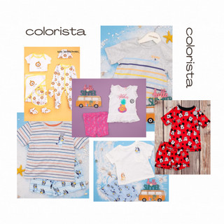 Set bộ đùi xuân hè COLORISTA họa tiết siêu xinh siêu mát cho bé