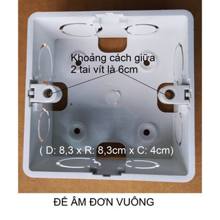 Đế nổi, đế âm vuông Lioa