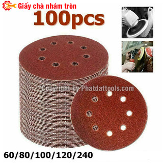 Giấy chà nhám tròn các phi 125-180-230mm-hộp 100 tờ