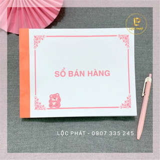 Mẫu mới: Sổ Bán Hàng siêu xinh kích thước A5 ngang 21 cao 16 cm