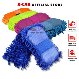 Miếng san hô rửa xe microfiber mềm mịn