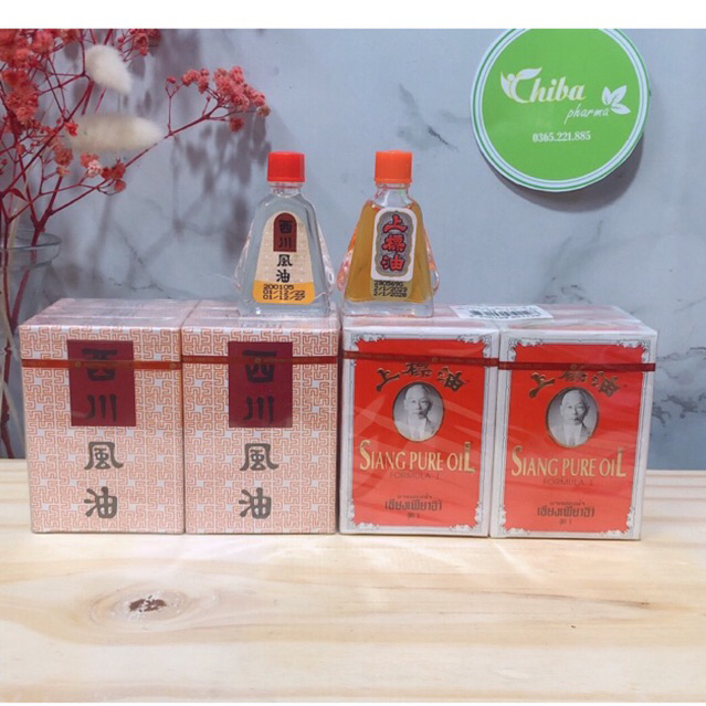 Lốc 6 chai dầu thái vàng/ trắng 7ml