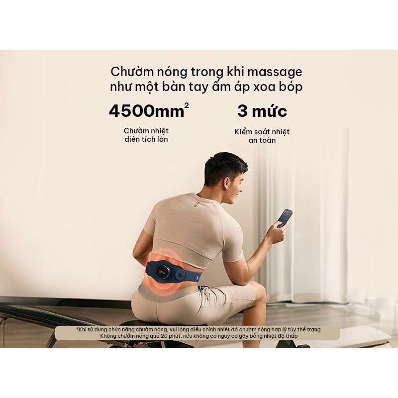 ĐAI MASSAGE EO SKG K3-2 giúp bạn xóa tan hiệu quả những đa.u nhức vùng thắt lưng bấy lâu nay