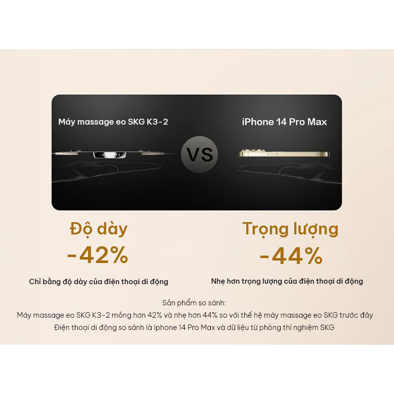 ĐAI MASSAGE EO SKG K3-2 giúp bạn xóa tan hiệu quả những đa.u nhức vùng thắt lưng bấy lâu nay