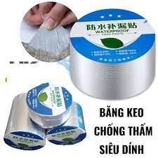 Cuộn 5 mét băng keo dán rộng 5cm/10cm - Miếng dán siêu dính - Miếng dán chống thấm nước - Keo chống dột TRAP PASTE (BKT)