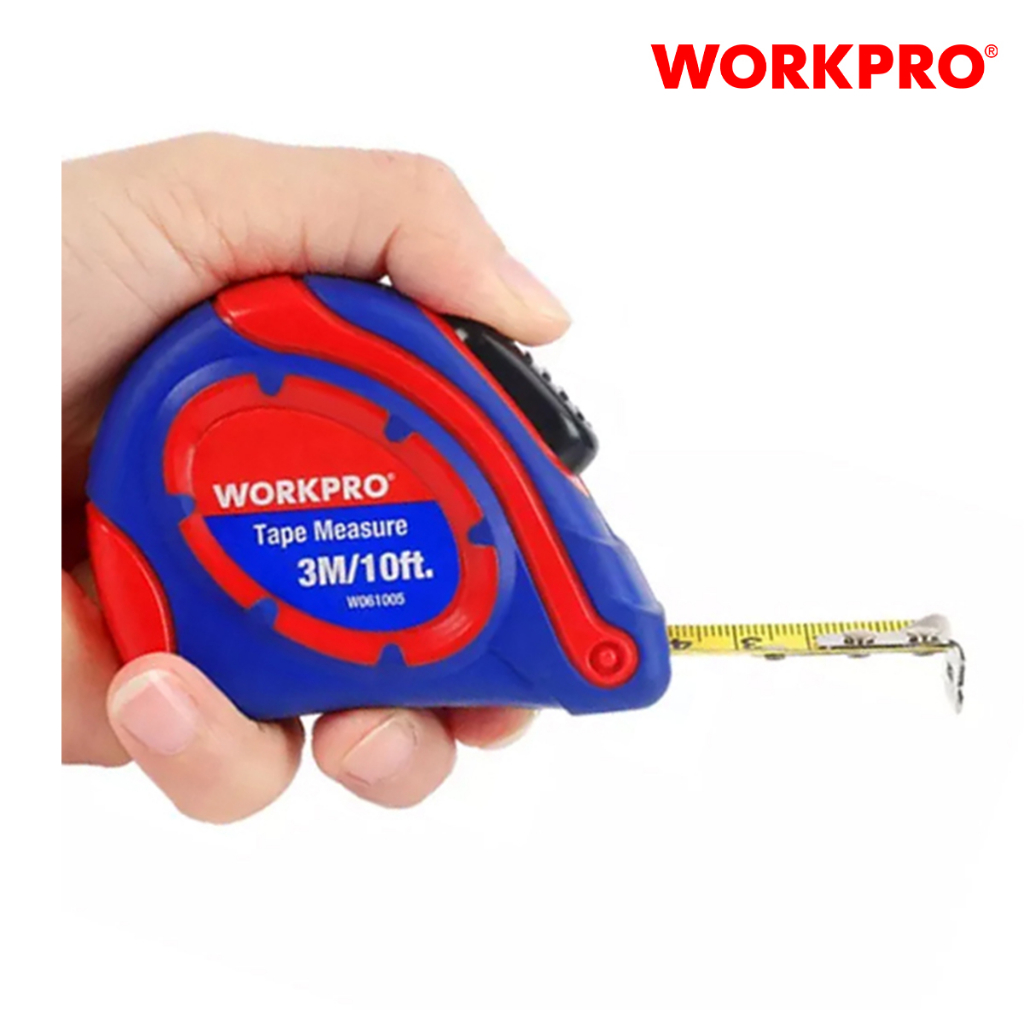 Thước cuộn thép tự khóa, kích thước 3Mx16mm  Workpro WP261005 Chính hãng