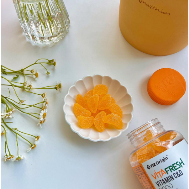 Kẹo Dẻo Vitamin C&D  3000 Vita Fresh Tăng Đề Kháng, Hỗ Trợ Làm Sáng Da, Chắc Xương