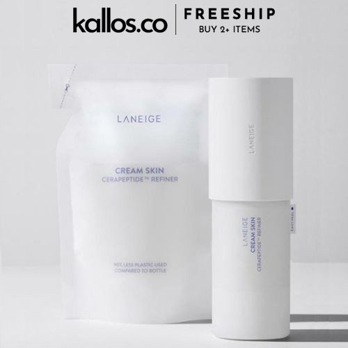 Bộ Dưỡng Da Laneige Cream Skin Cerapeptide Refiner, Milk Oil Cleanser, Quick Skin Pack, Mist - Kallos Vietnam