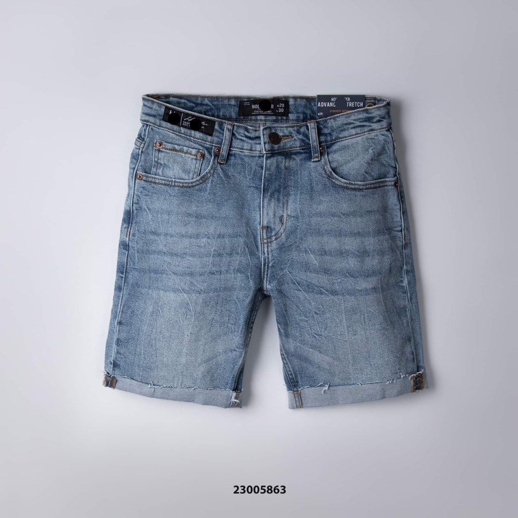 Quần Short Jean Nam Cao Cấp Hollister - Chất co Dãn - Thời trang, Phong Cách, Cá Tính
