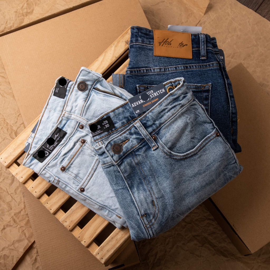 Quần Short Jean Nam Cao Cấp Hollister - Chất co Dãn - Thời trang, Phong Cách, Cá Tính