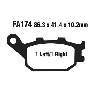 má phanh dầu CB400 A1 disc brake pads