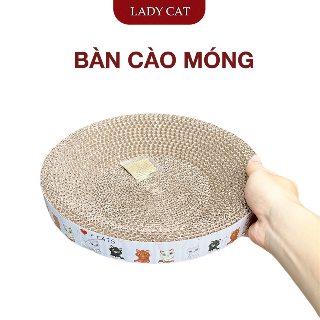Bàn cào móng mèo - Bàn cào tròn  | LadyCat