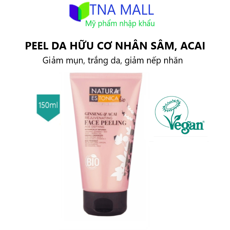 Tẩy da chết hóa học, peel da thuần chay hữu cơ Natura Estonica giảm mụn, làm trắng da, chống lão hóa, giảm nếp nhăn 150m