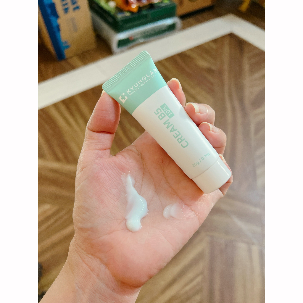 Kem B5 Kyunglab Cream B5 10% giúp làm dịu da, tăng độ đàn hồi da cấp ẩm và ngăn ngừa lão hóa, da khỏe mạnh giảm kích ứng