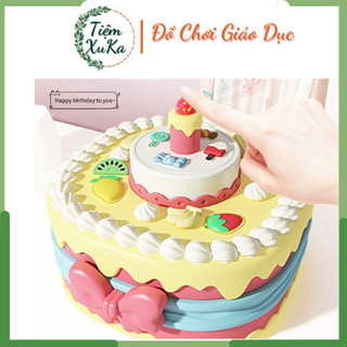 Bộ khuôn đất sét nặn bánh sinh nhật cho bé thỏa sức sáng tạo