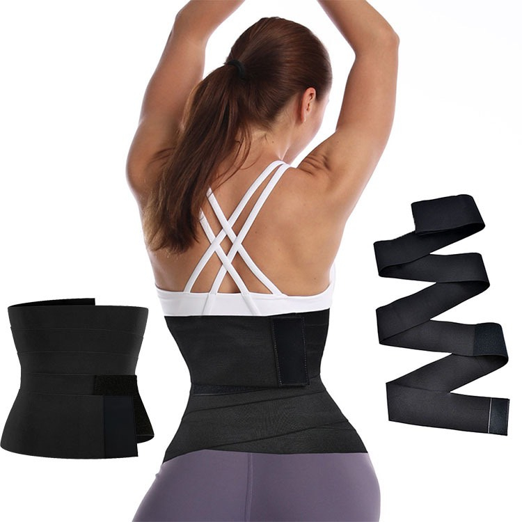 Đai Định Hình Quấn Bụng Siết Eo Chống Cuộn Gen Bụng Giảm Mỡ Sau Sinh Thoáng Mát Co Giãn