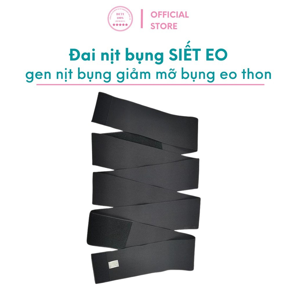 Đai Định Hình Quấn Bụng Siết Eo Chống Cuộn Gen Bụng Giảm Mỡ Sau Sinh Thoáng Mát Co Giãn