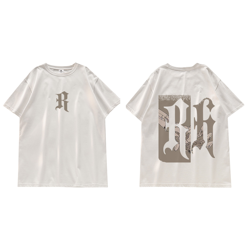 Áo Thun cotton Ngắn Tay Cổ Tròn Dáng Rộng Thời Trang Mùa Hè Cho Nam