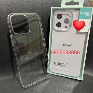 [ 16 ] Ốp lưng trong suốt Memumi Clear cho IPhone 15 pro max/15 pro/14 Pro Max/14/11 pro max trong suốt không ố vàng