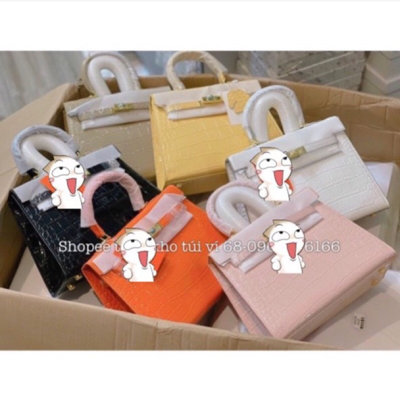 Túi Xách Nữ Da Rắn  Size 21,25 Dáng Cao FullBox Tặng Kèm Khăn Nơ