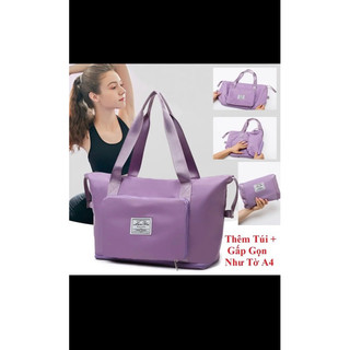 Túi du lịch gấp gọn 2 tầng đa năng chống thấm nước