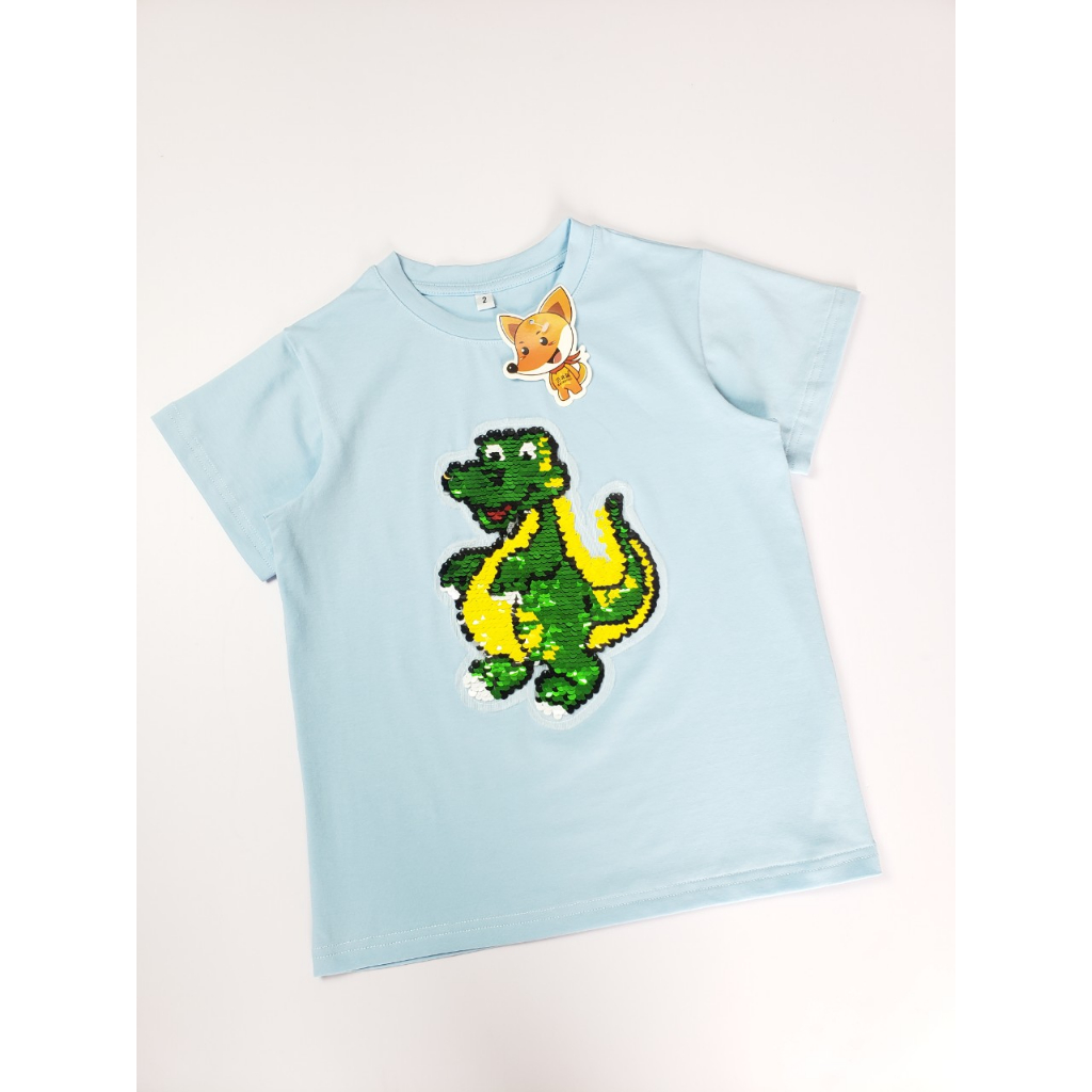 Áo kim sa cho bé thay đổi màu sắc độc đáo, vuốt nhẹ để đổi màu hình dưa hấu, áo phông cho bé HONGVYBABY DH]