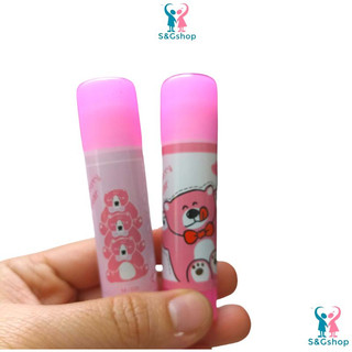 Hồ khô gấu dâu lotso 9g/ keo dán giấy thủ công cho bé