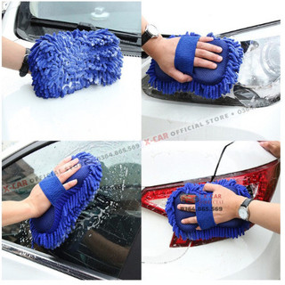 Miếng san hô rửa xe MICROFIBER mềm mịn ( Màu ngẫu nhiên )