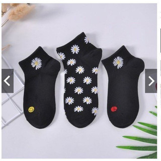 Vớ cổ ngắn hình hoa cúc ( 1 đôi)