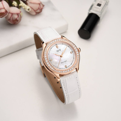 Đồng hồ nữ chính hãng I&W Carnival 593L-D1,Kính sapphire,chống xước,Chống nước30m,BH24 tháng,Máy điện tử(pin),d