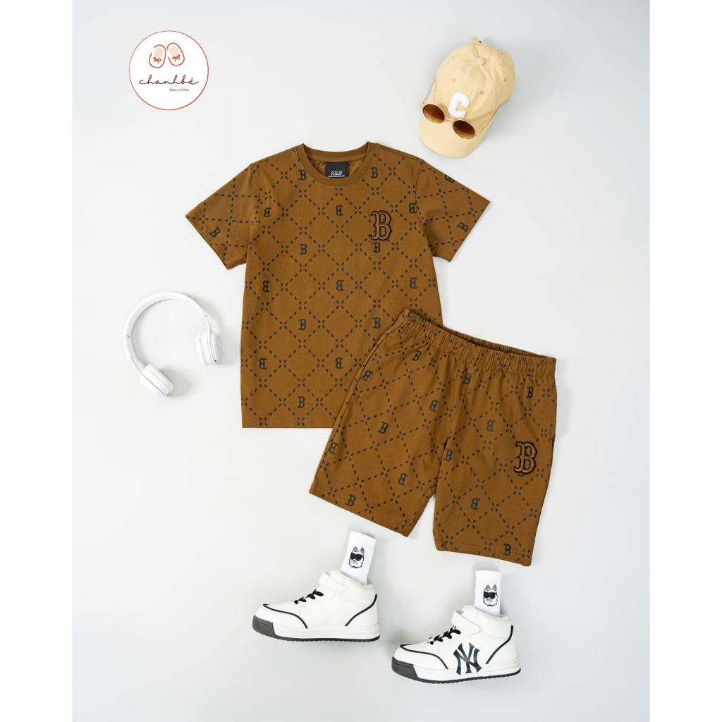 Đồ bộ cộc tay bé trai 9-38kg Chanh bé sét quần áo mặc hè thoáng mát co giãn 4 chiều bé mặc đi chơi siêu đẹp