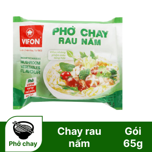 Phở chay rau nấm Vifon gói 65g THÙNG 30  GÓI