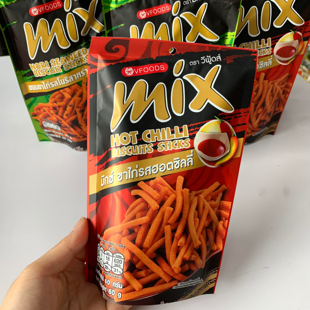 Bim bim MIX Thái Lan vị tảo biển / vị cay gói 60g