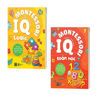 Sách - combo 2 cuốn iq montessori toán học + iq montessori logic