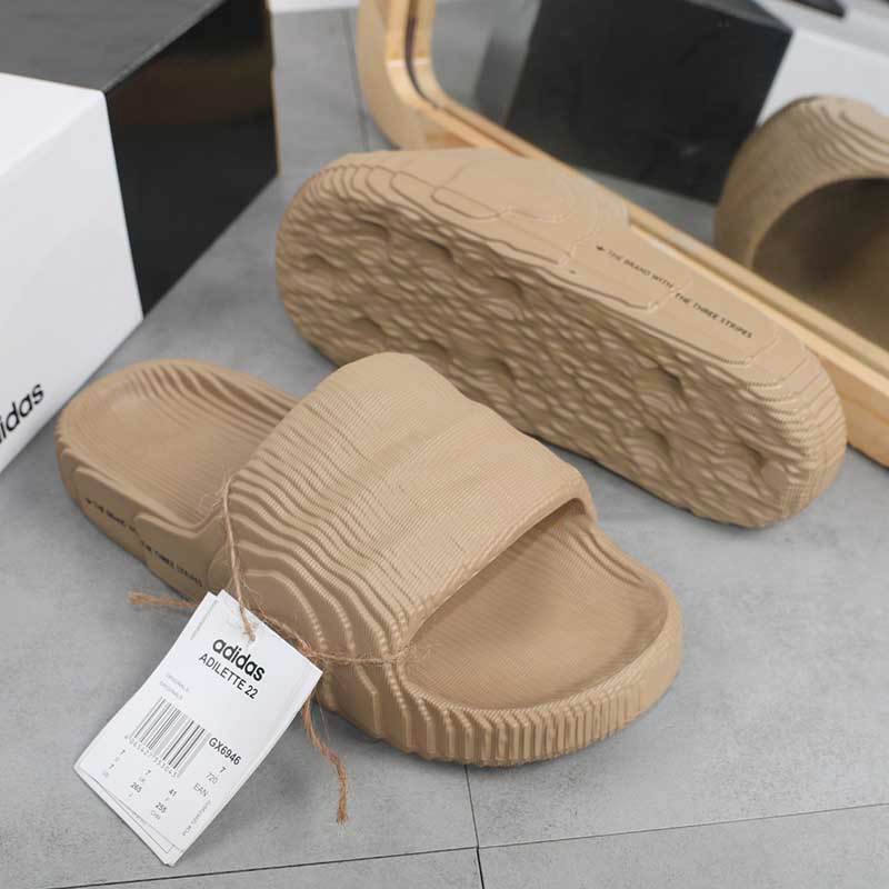Dép Adidas Adilette 22 Nam Nữ, Dép Quai Ngang Adilette 22 Đúc Nguyên Khối Bền Đẹp Không Thấm Nước Full Box Hãng