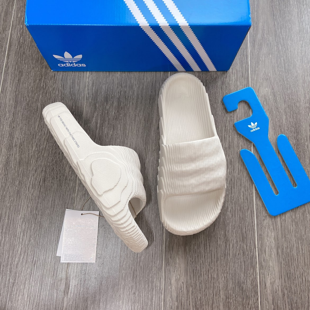 Dép Adidas Adilette 22 Nam Nữ, Dép Quai Ngang Adilette 22 Đúc Nguyên Khối Bền Đẹp Không Thấm Nước Full Box Hãng