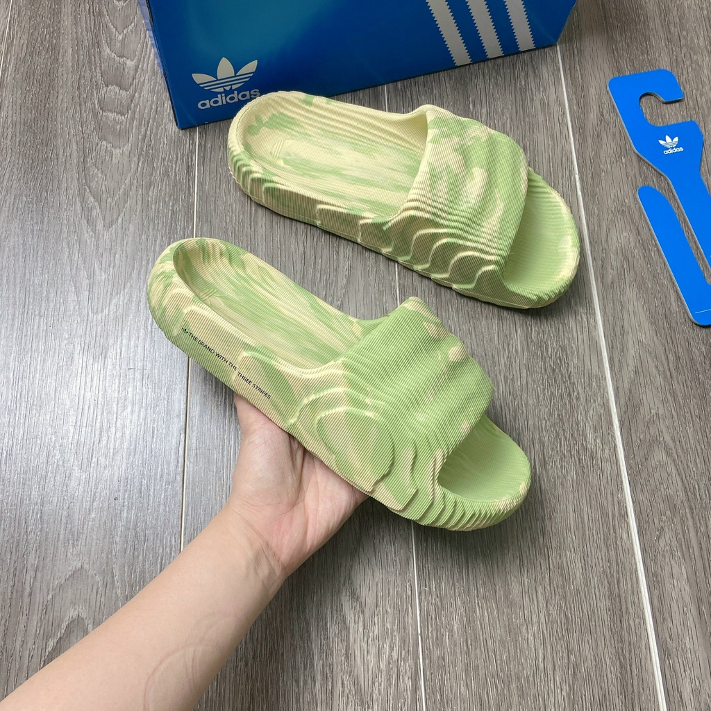Dép Adidas Adilette 22 Nam Nữ, Dép Quai Ngang Adilette 22 Đúc Nguyên Khối Bền Đẹp Không Thấm Nước Full Box Hãng