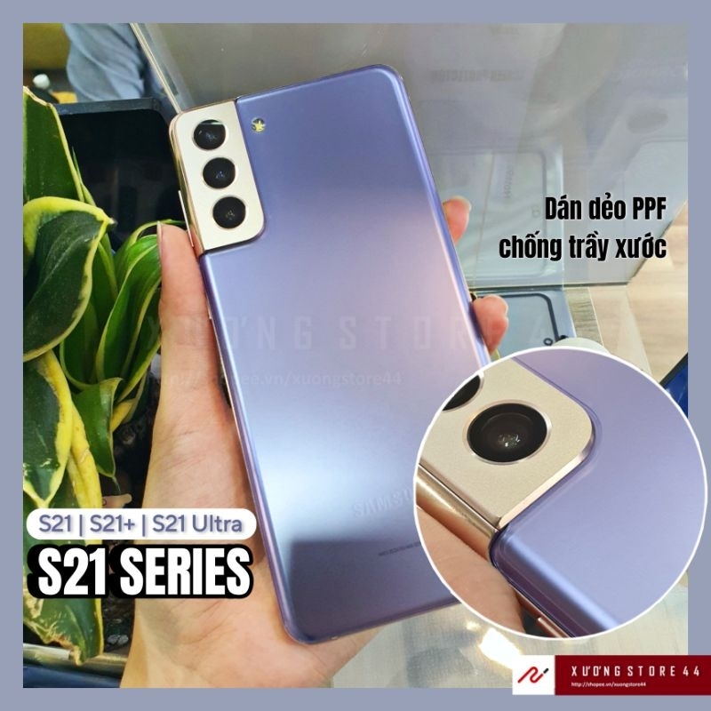 Miếng dán dẻo PPF Samsung S21 Ultra + Plus chống trầy xước bóng hoặc nhám