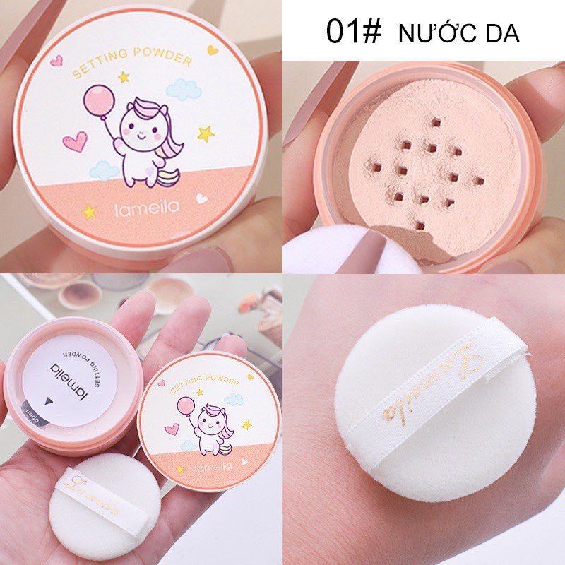 Bộ Trang Điểm Cơ Bản Cao Cấp 7 Món Lameila Tặng Kèm Túi Và Mút Tán Kem Nền Siêu Yêu Giúp Bạn Tự Tin Make-up Xinh Đẹp