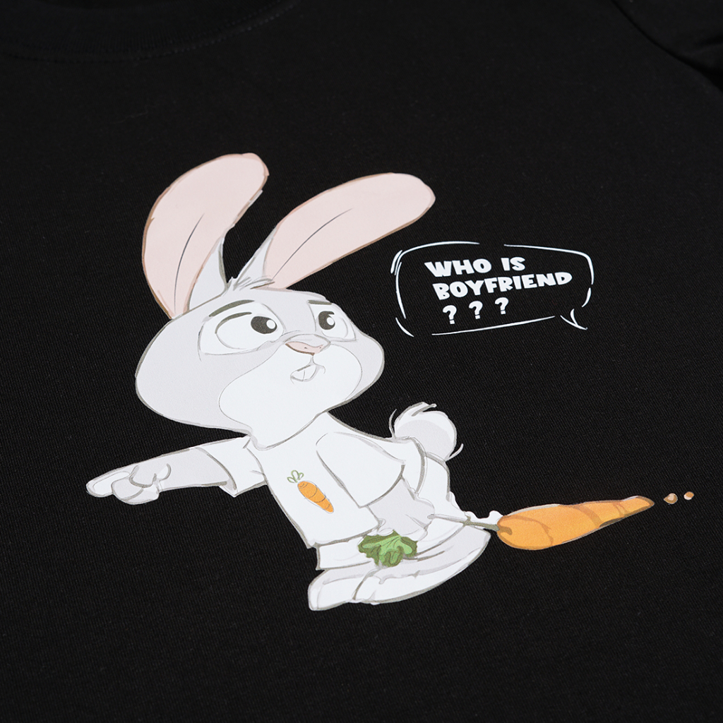 Áo BabyTee Họa Tiết Hình Thỏ 6 Màu Chất Cotton Thấm Hút Mồ Hôi THE GOOD